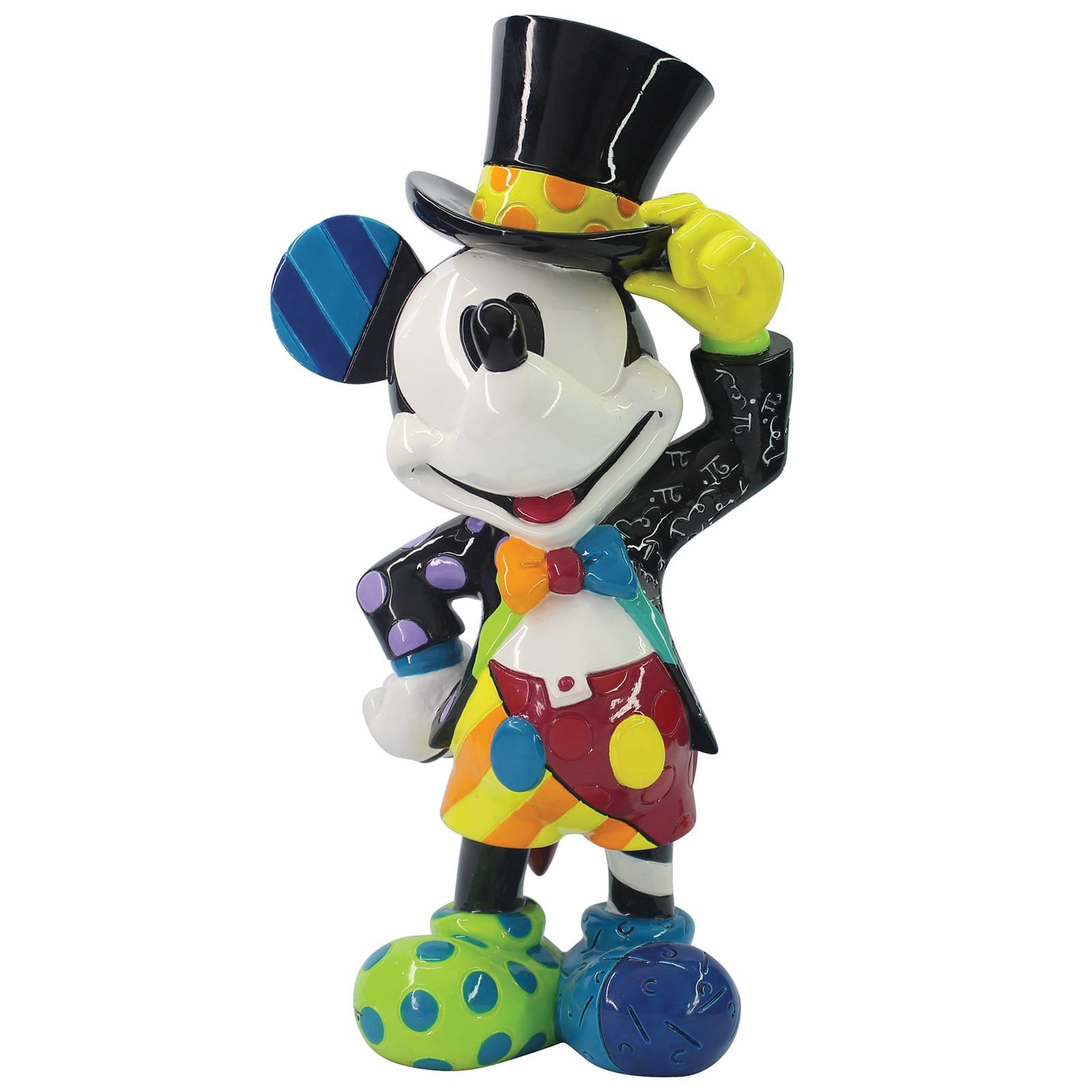 Disney: Statue Mickey Mouse mit Hut Britto figurine, Mickey Mouse, Kunststoff, bunt, Lego-ähnlich