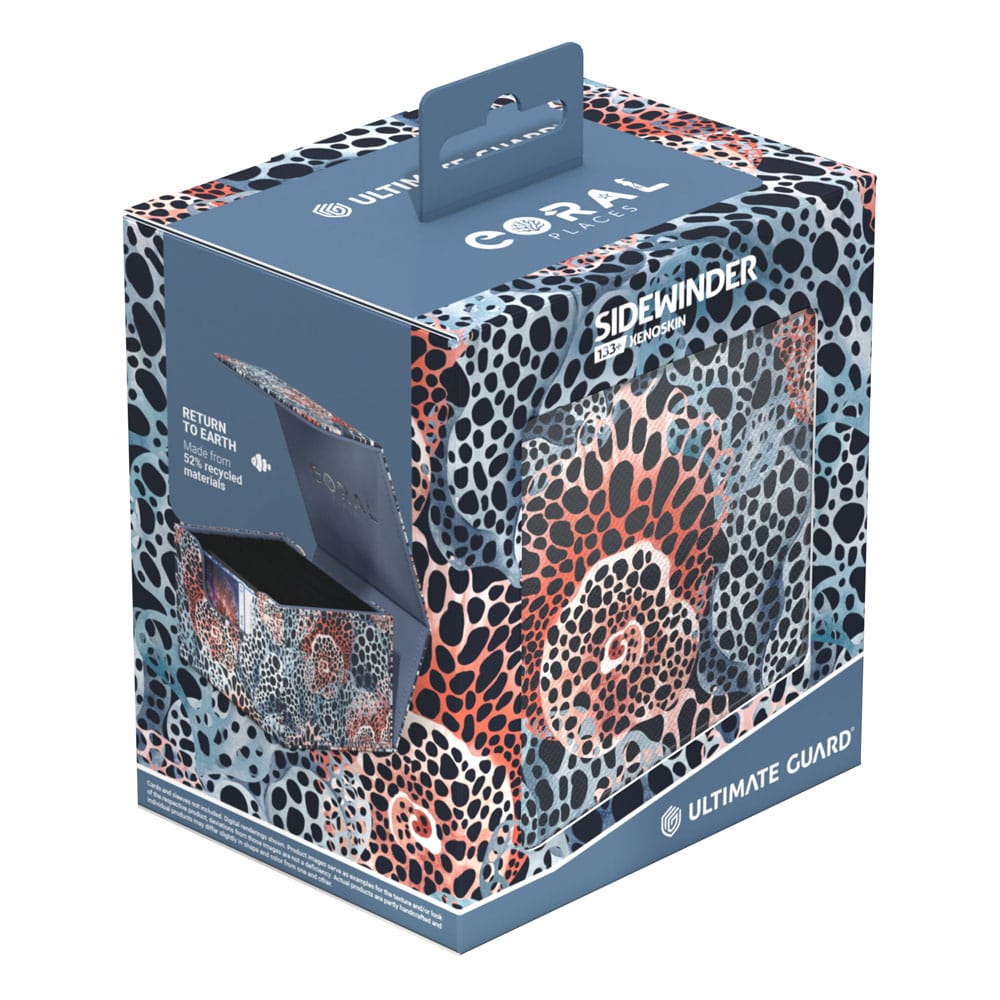 Ultimate Guard: Deckbox Sidewinder 133+ Xenoskin Coral Places - Twilight Tide Sidewinder, Kenoskin, Hüllenverpackung, Kartenhülle, Kreiselmuster