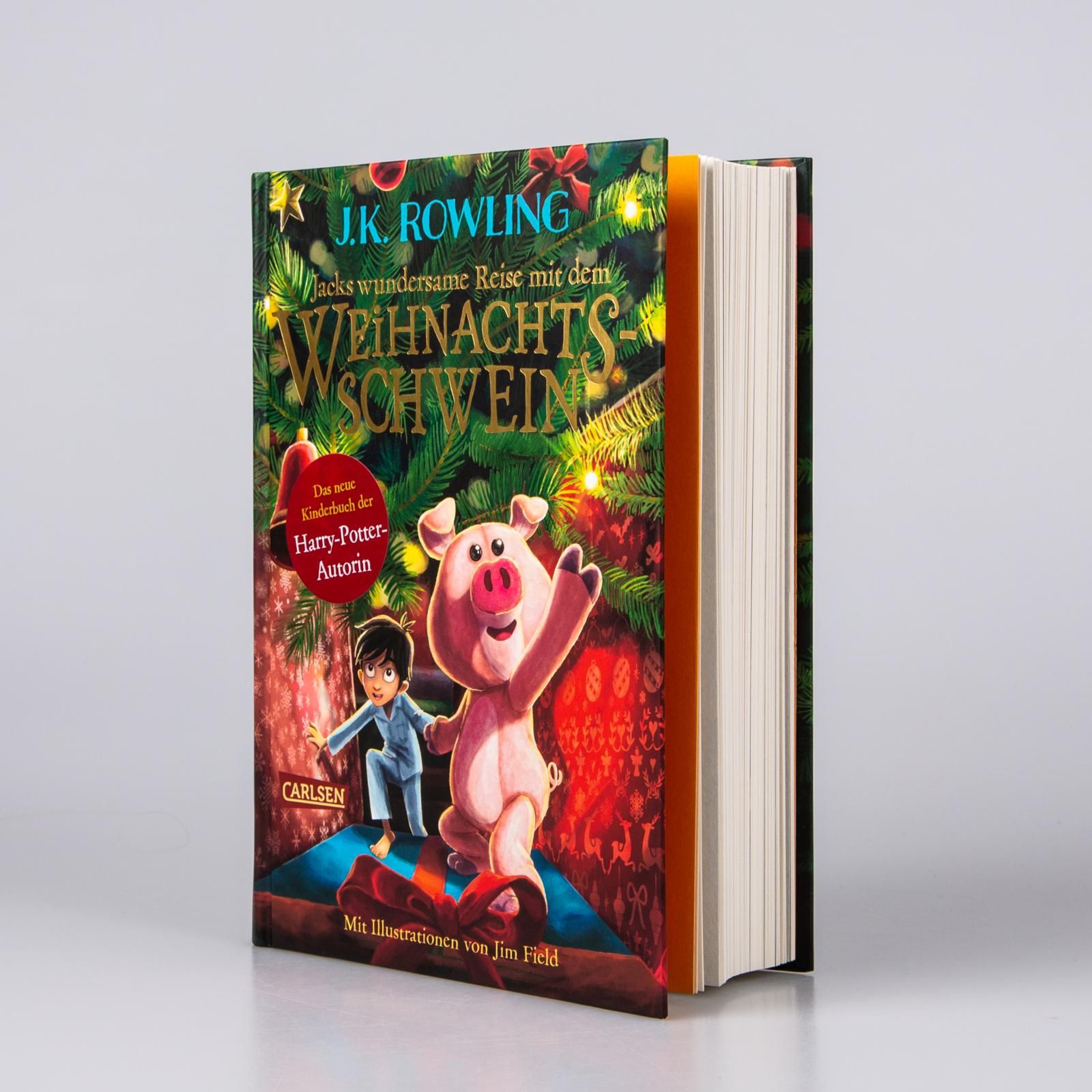 Jacks wundersame Reise mit dem Weihnachtsschwein Weihnachtsbuch, Kinderbuch, Schweinchen, Illustrationen, Harry-Potter