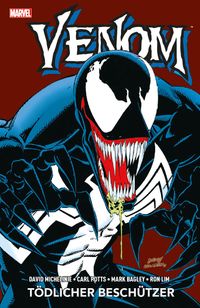 Venom: Tödlicher Beschützer Verschmolzener Symbiont, Venom, Schädelzunge, Schwarz-weiß Muster, Köderkäfig