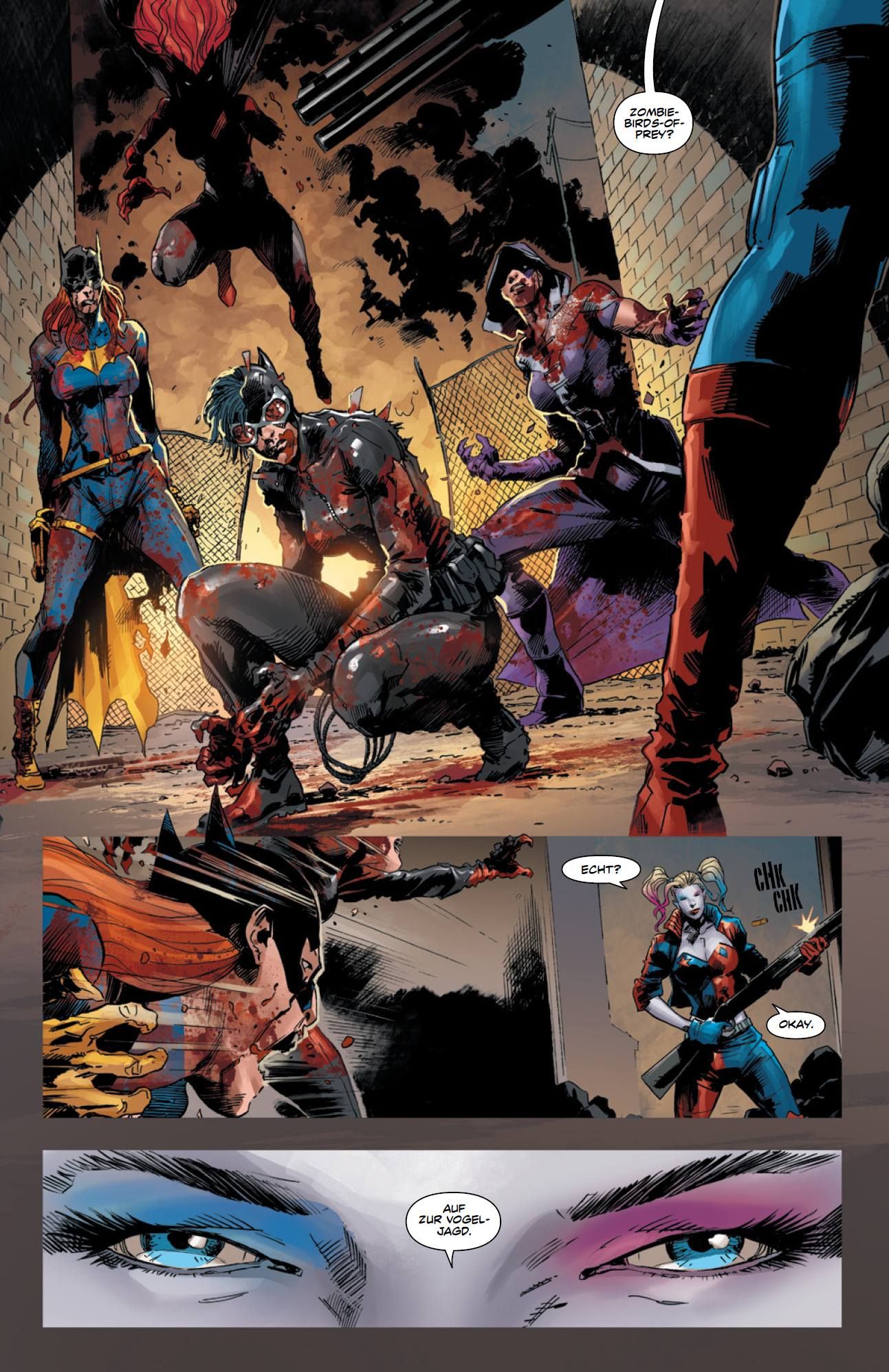 DC Horror: Der Zombie-Virus comic, superhero, kampf, zombie, waffe