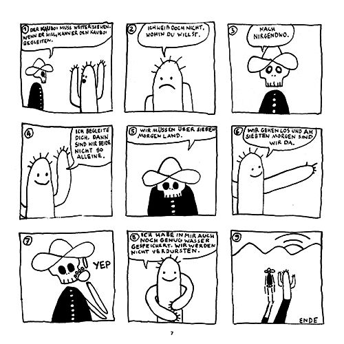 Kauboi und Kaktus Bd.1: Die Rückkehr der glorreichen Halunken Figure, Skelett, Cowboy, Sombrero, Sprechblase