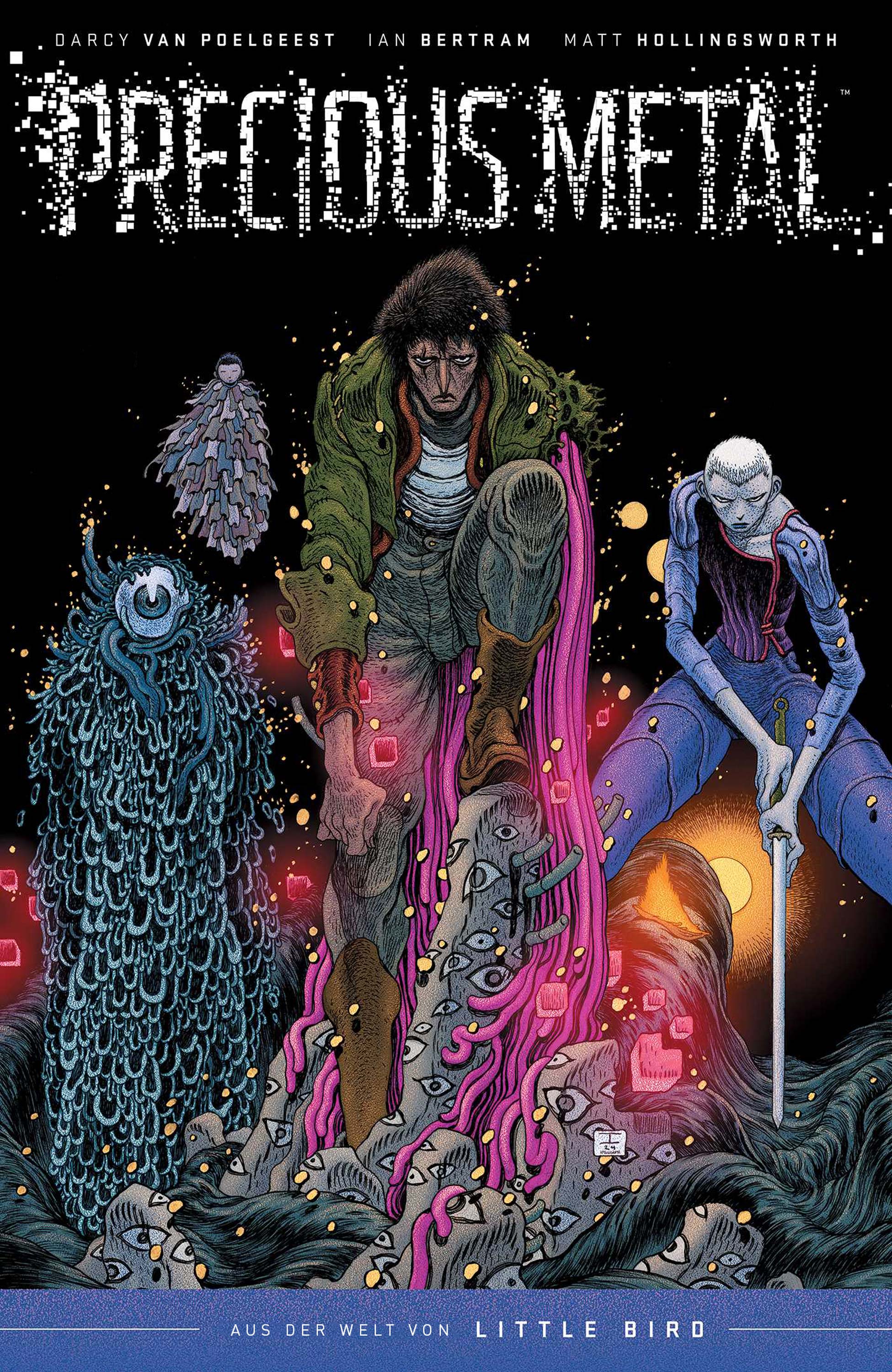 Precious Metal Buch, Veröffentlichung, Comics, Werbung, Person