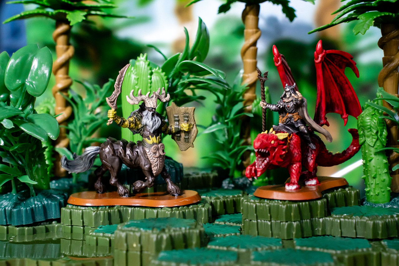 HeroScape: Rising Tide Sonlen & Halushia Scion of the Wild Army Expansion HeroScape: Rising Tide Sonlen & Halushia Scion of the Wild Army Expansion