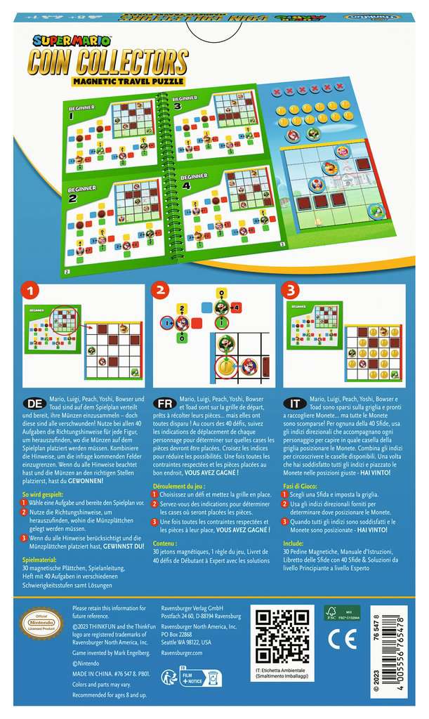 Super Mario Coin Collectors (Magnetic Travel Puzzle) Super Mario Coin Collectors (Magnetic Travel Puzzle)
