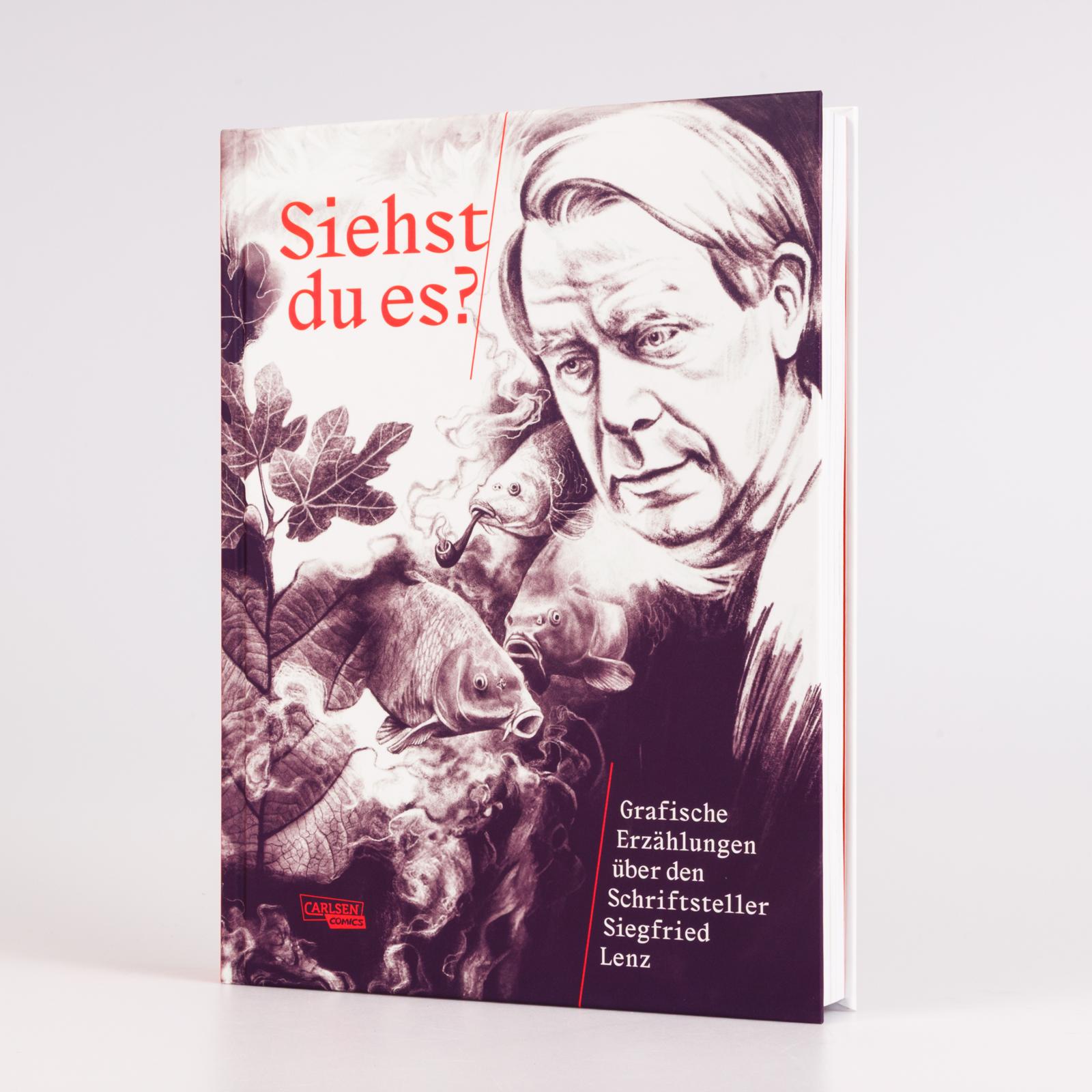 Siehst du es? Grafische Erzählungen über Siegfried Lenz Buch, Grafikroman, Kunstband, Farbdruck, Tiere