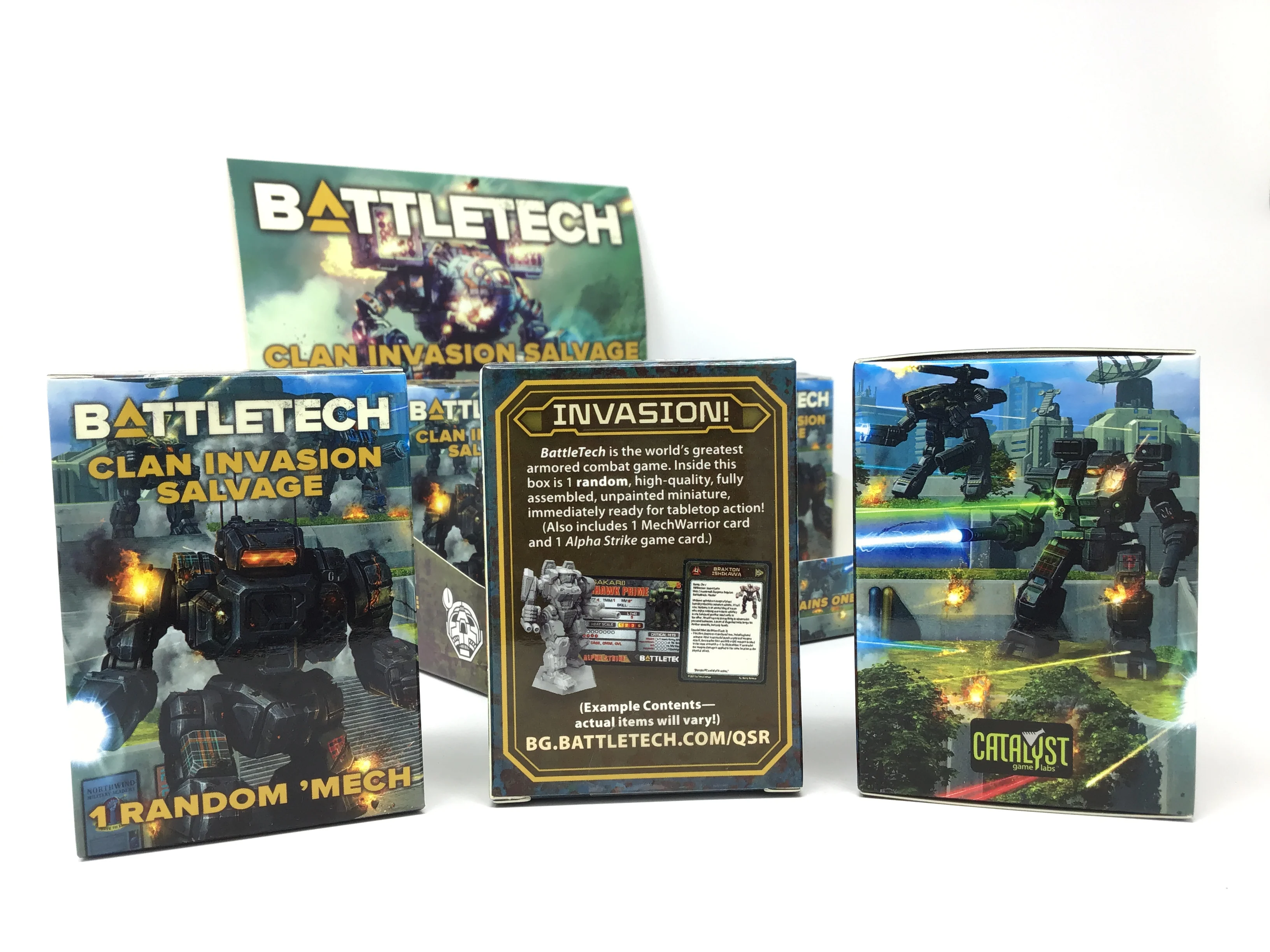 Battletech: Clan Invasion Salvage Blind Box Battletech: Clan Invasion Salvage Blind Box