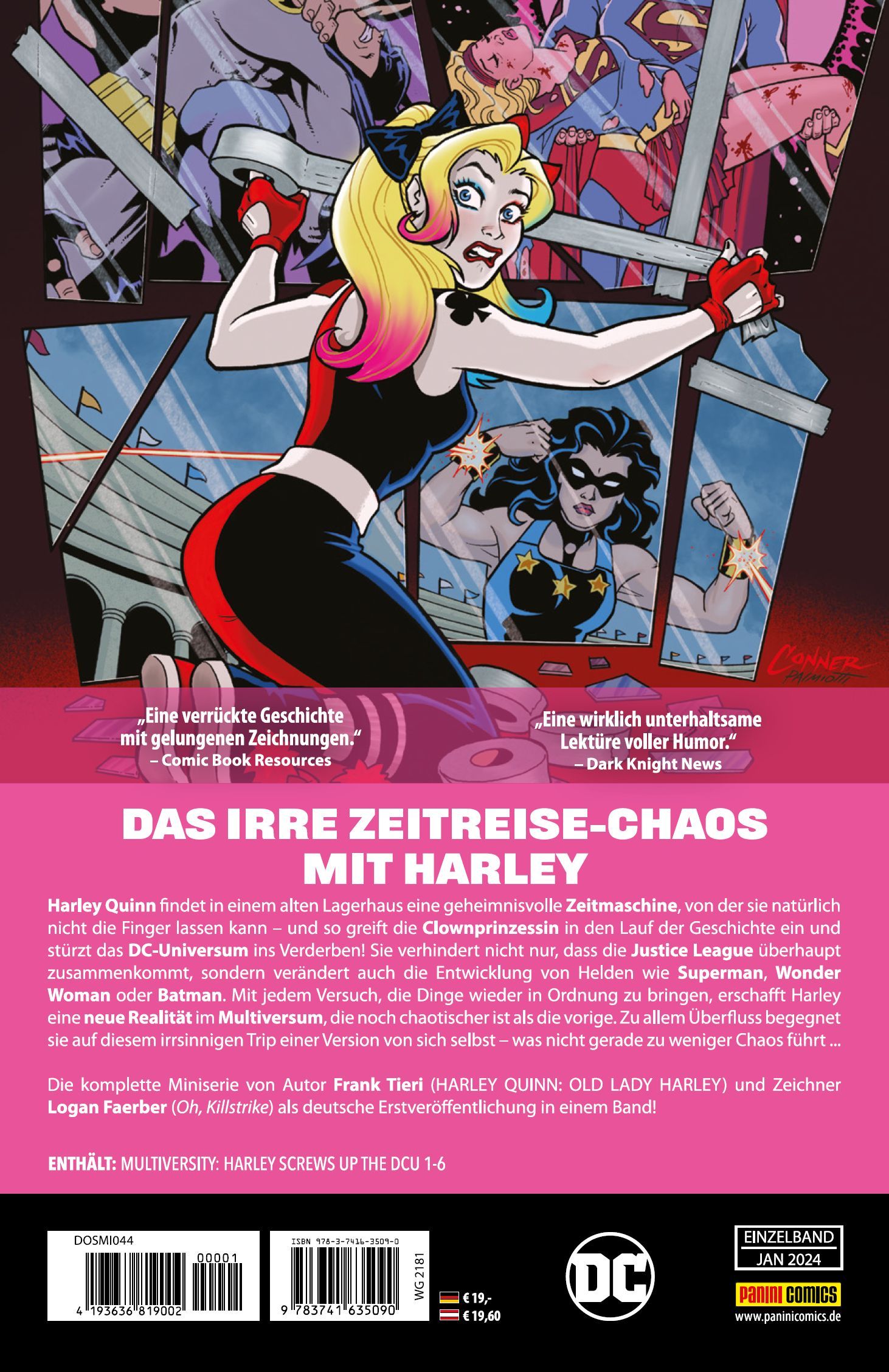 Harley Quinn: Harley zerlegt das DC-Universum comic, Harley Quinn, female, villain, punching