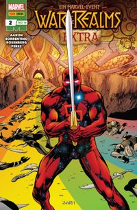 Comic, Superheld, War of Realms?, Coverkunst, Mittelalterisches Warpanzeige