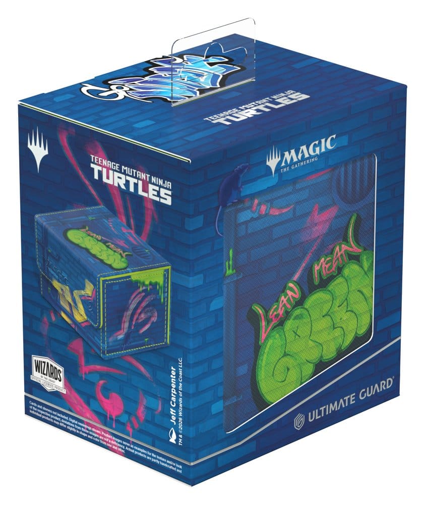 Ultimate Guard: Deckbox SideWinder 133+ Xenoskin Magic - TMNT: Sewer Walls Schildkröte, Ninja, Magie, The Gathering, Ultimate Guard