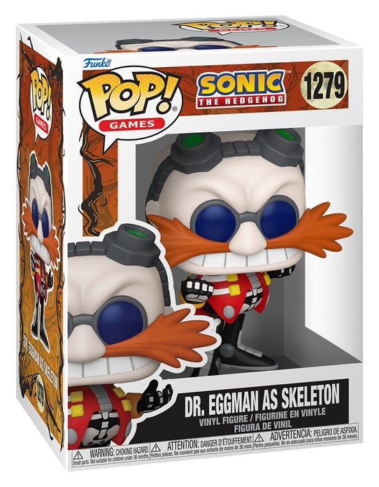 Sonic: POP Dr. Eggman as Skeleton (1279) Sonic, Skelett, Figur, Vinylfigur, Dr. Eggman