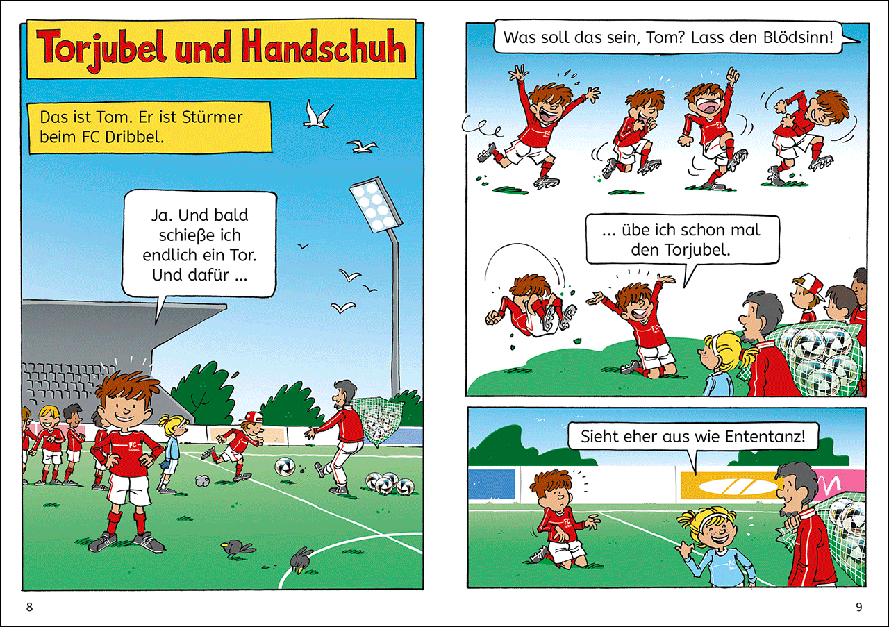 Leselöwen Comics: Fußball, Tore, große Träume
