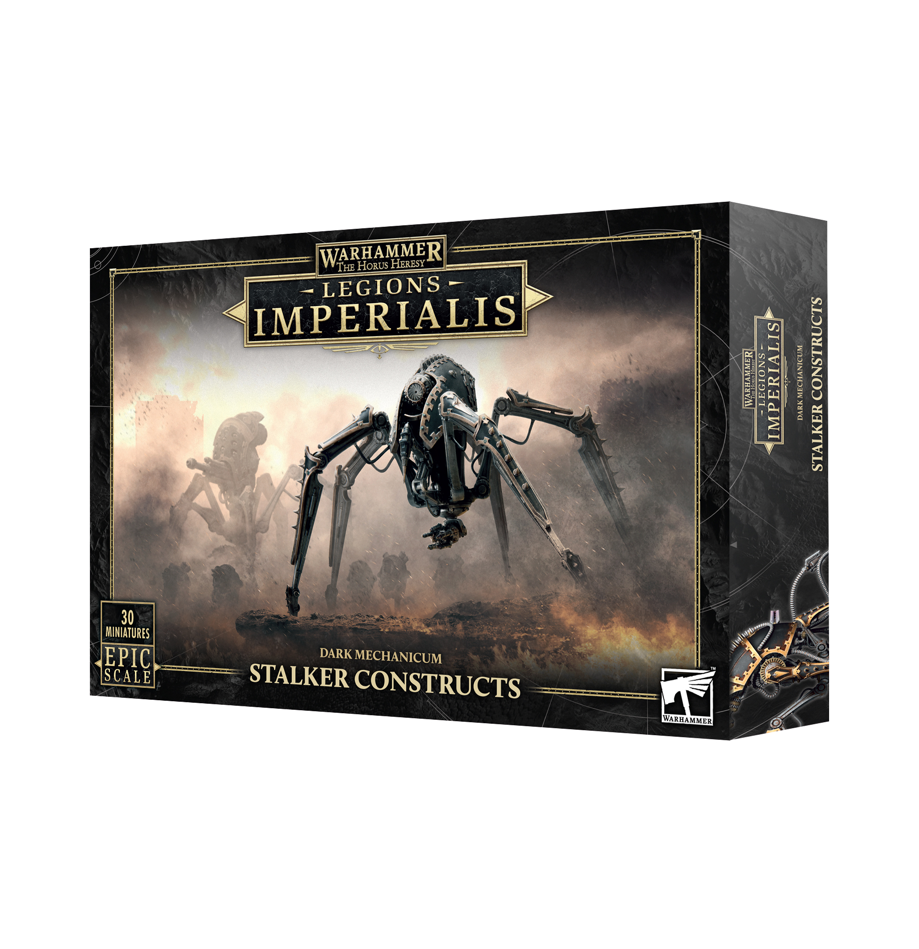 Legions Imperialis: Dark Mechanicum - Stalker Constructs miniaturen, tabletop, Stalker-Konstrukte, dunkler Mechanicum, epischskala