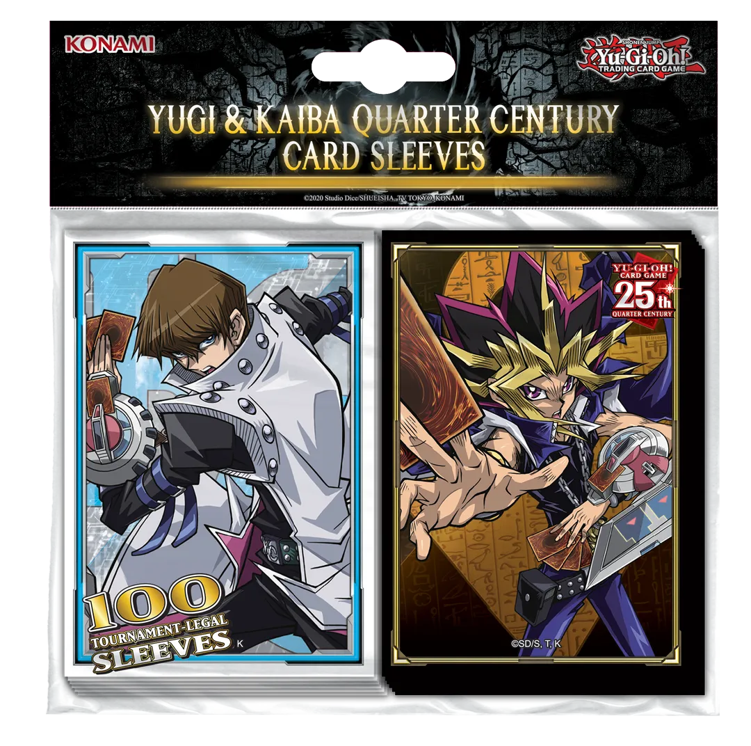 Yu-Gi-Oh! CCG: Yugi & Kaiba Quarter Century Sleeves (100) Yu-Gi-Oh! CCG: Yugi & Kaiba Quarter Century Sleeves (100)