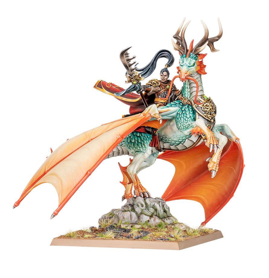 Dragon, Winged, Mounted figure, Riding dragon, Miniature