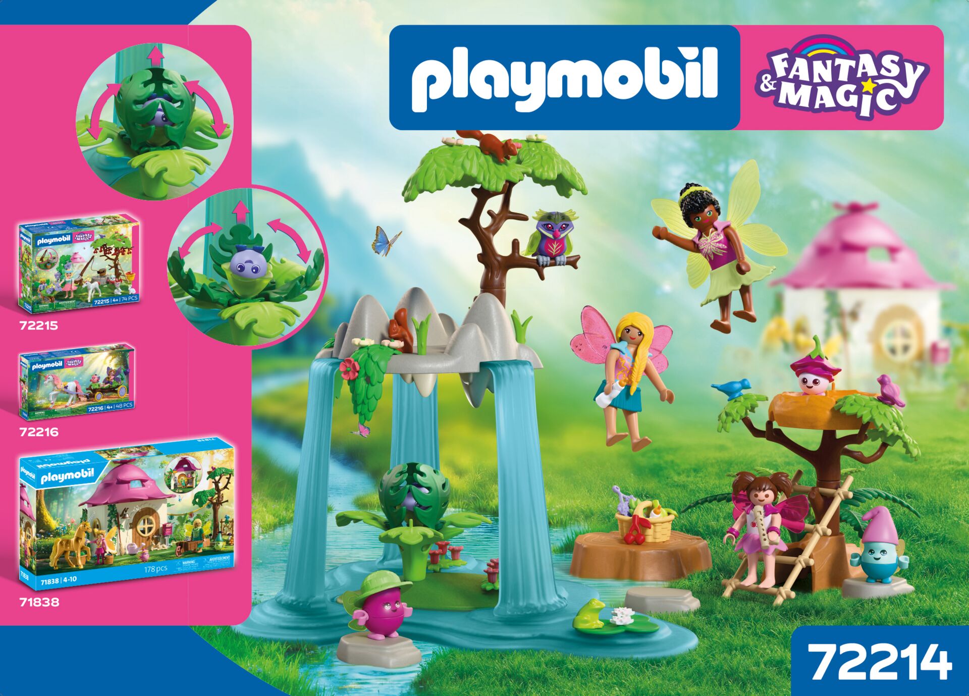 Playmobil, Fantasy & Magic, Figurines, Wasserfall-Set, Spielset
