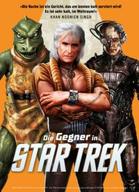 Star Trek: Die Gegner in Star Trek Star Trek, Filmposter, Drei Charaktere, Rüstung, Oranger Hintergrund