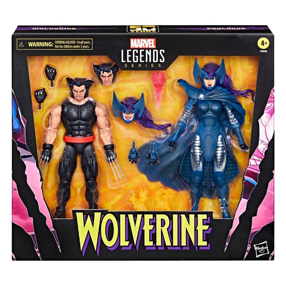 Marvel Legends AF: Wolverine & Psylocke 2er Set (Wolverine 50th Anniversary) Marvel Legends AF: Wolverine & Psylocke 2er Set (Wolverine 50th Anniversary)