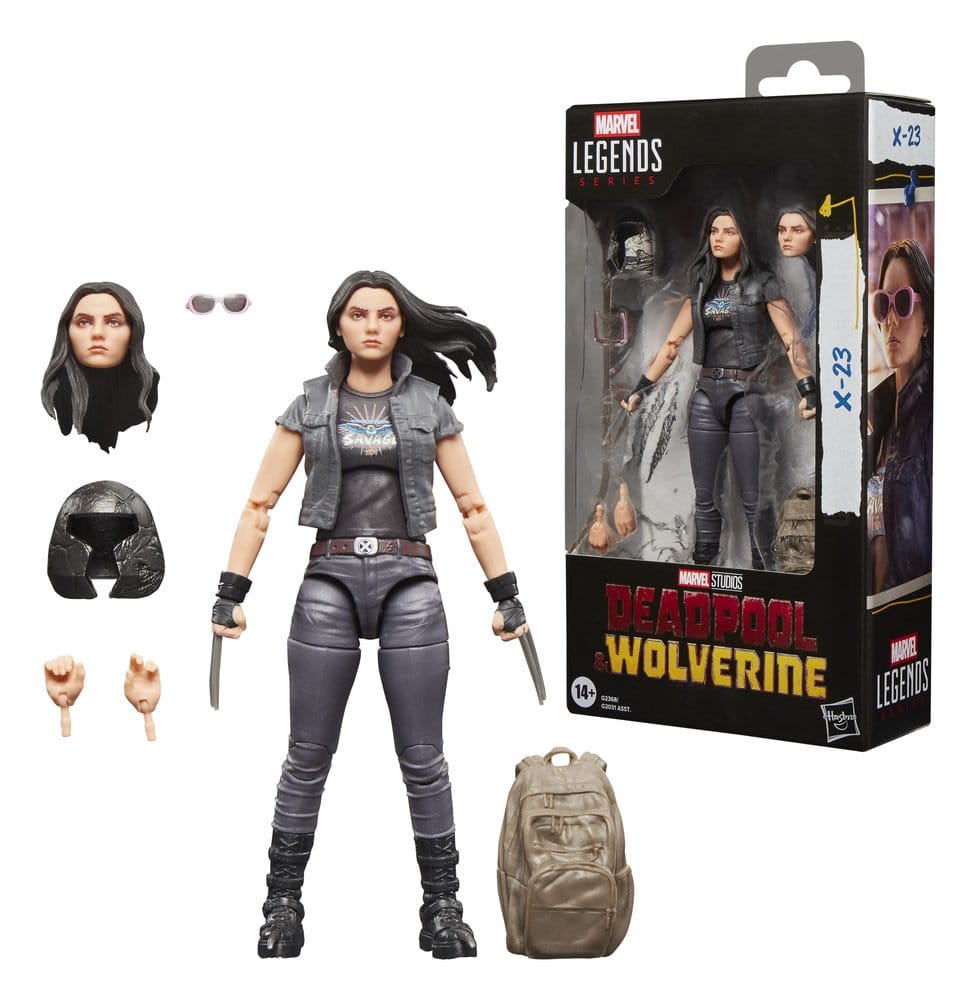 Deadpool Wolverine, Aktionsfigur, Frauenfigur, Rucksack, Kopfskulptur