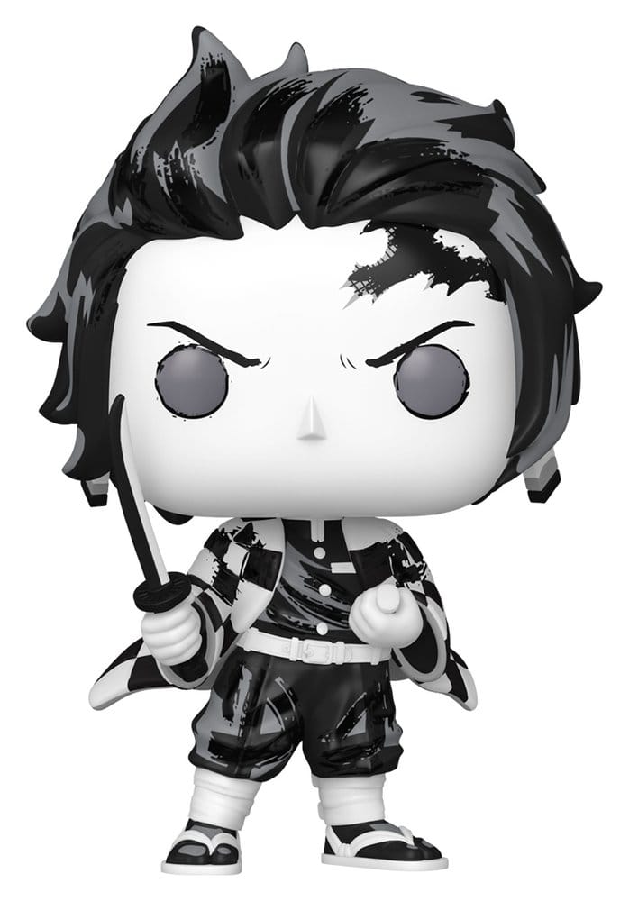 Funko Pop, Gothic, Samurai, Sword, Black white