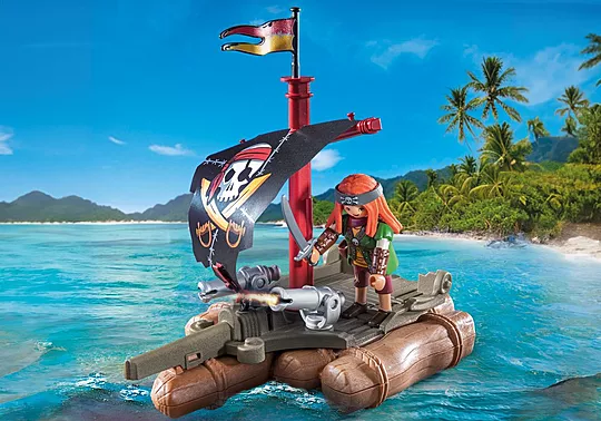 Playmobil: Pirates - Schatzbergung auf Piratenfloss