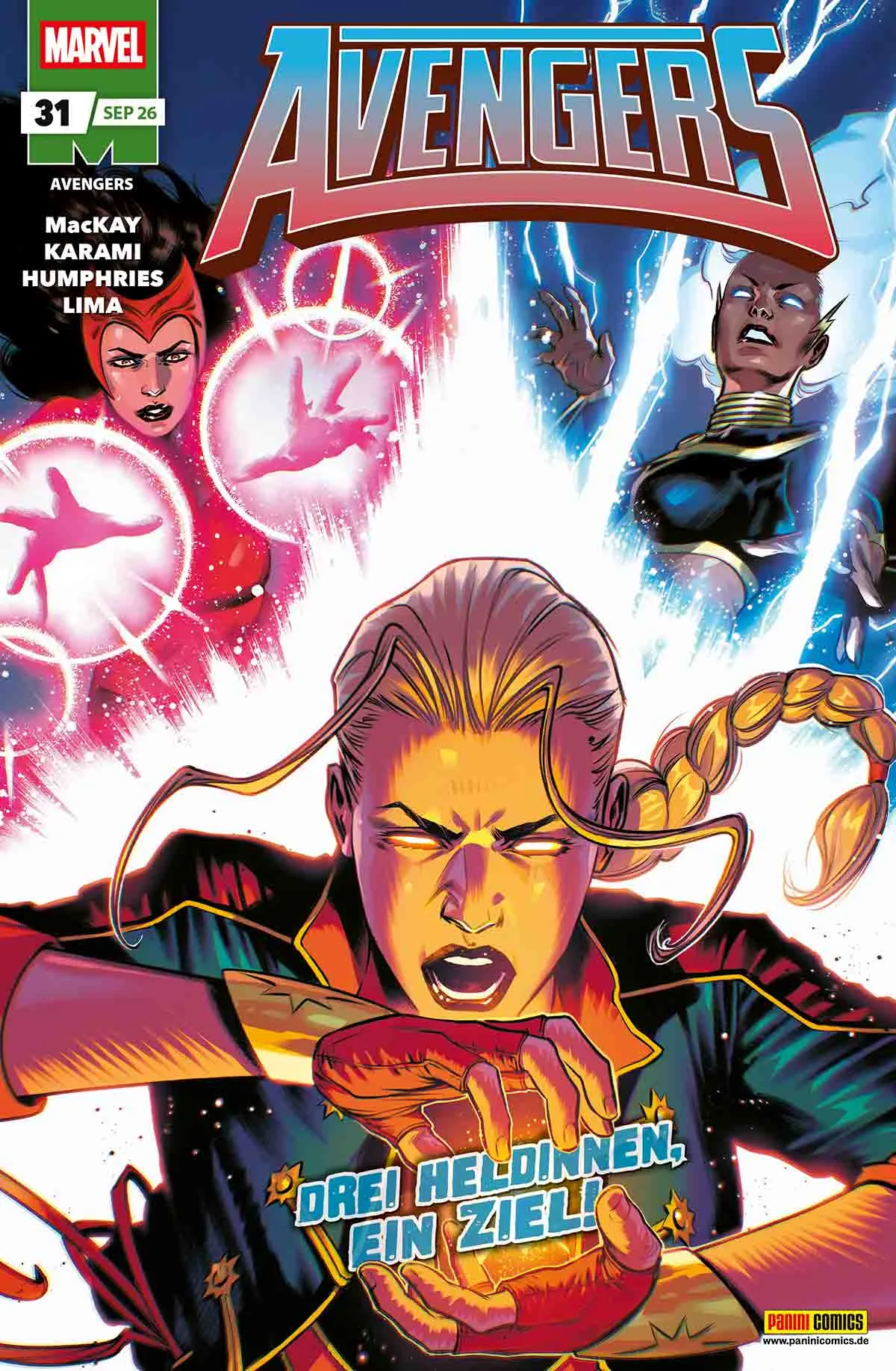 Avengers #31 Comic, Avengers, Superheld, Muskel, Zöpfe