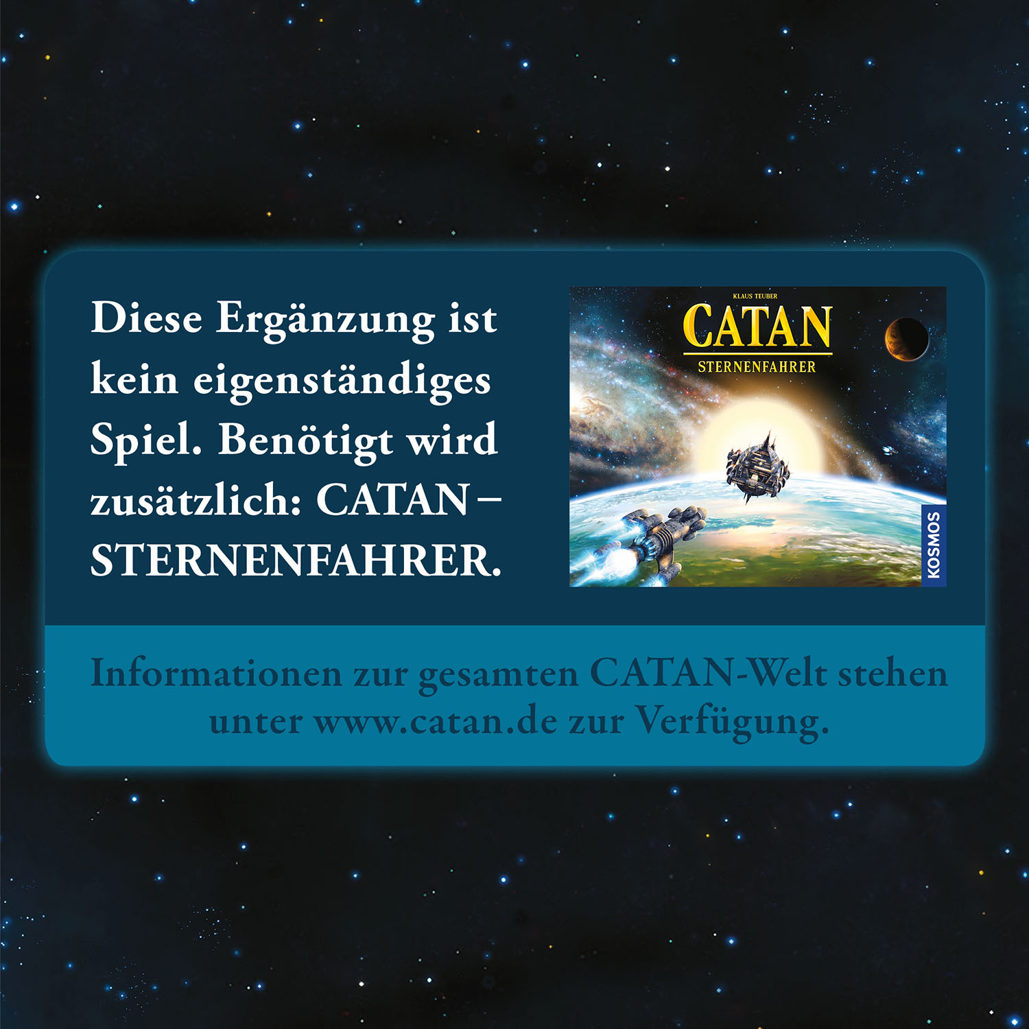 Catan: Sternenfahrer 5-6 Spieler Ergänzung