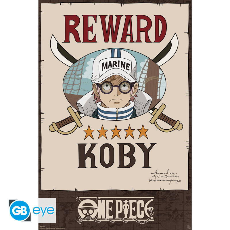 One Piece: Poster Wanted Koby Cross 91,5x61cm