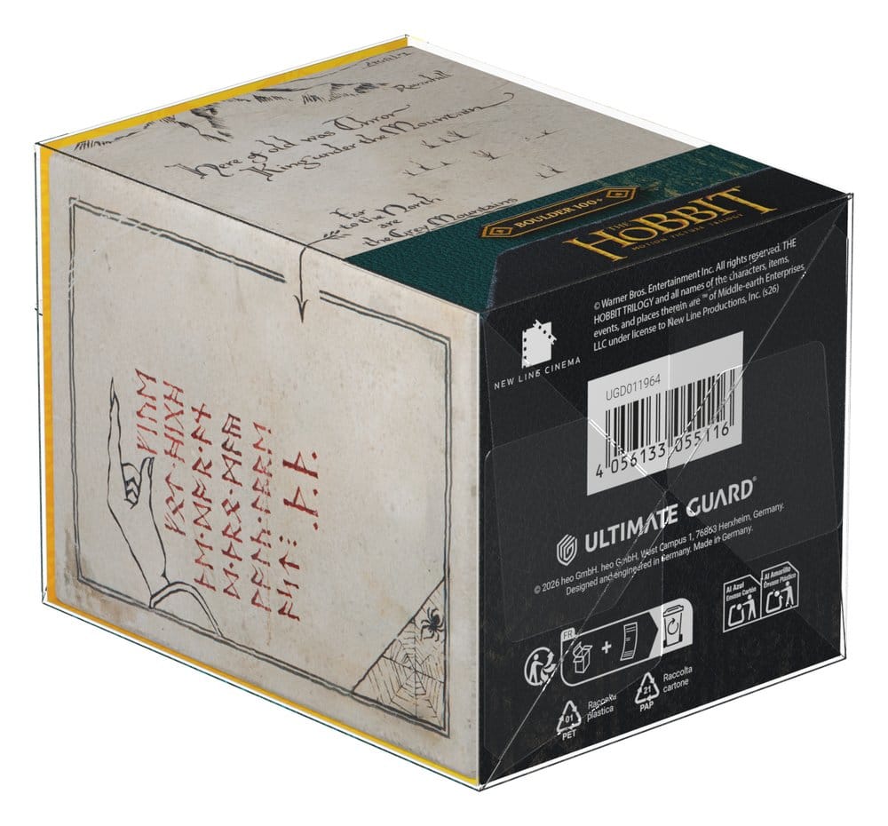 Box, Verpackung, Hobbit, The Hobbit Ultimate Guard, Barcode
