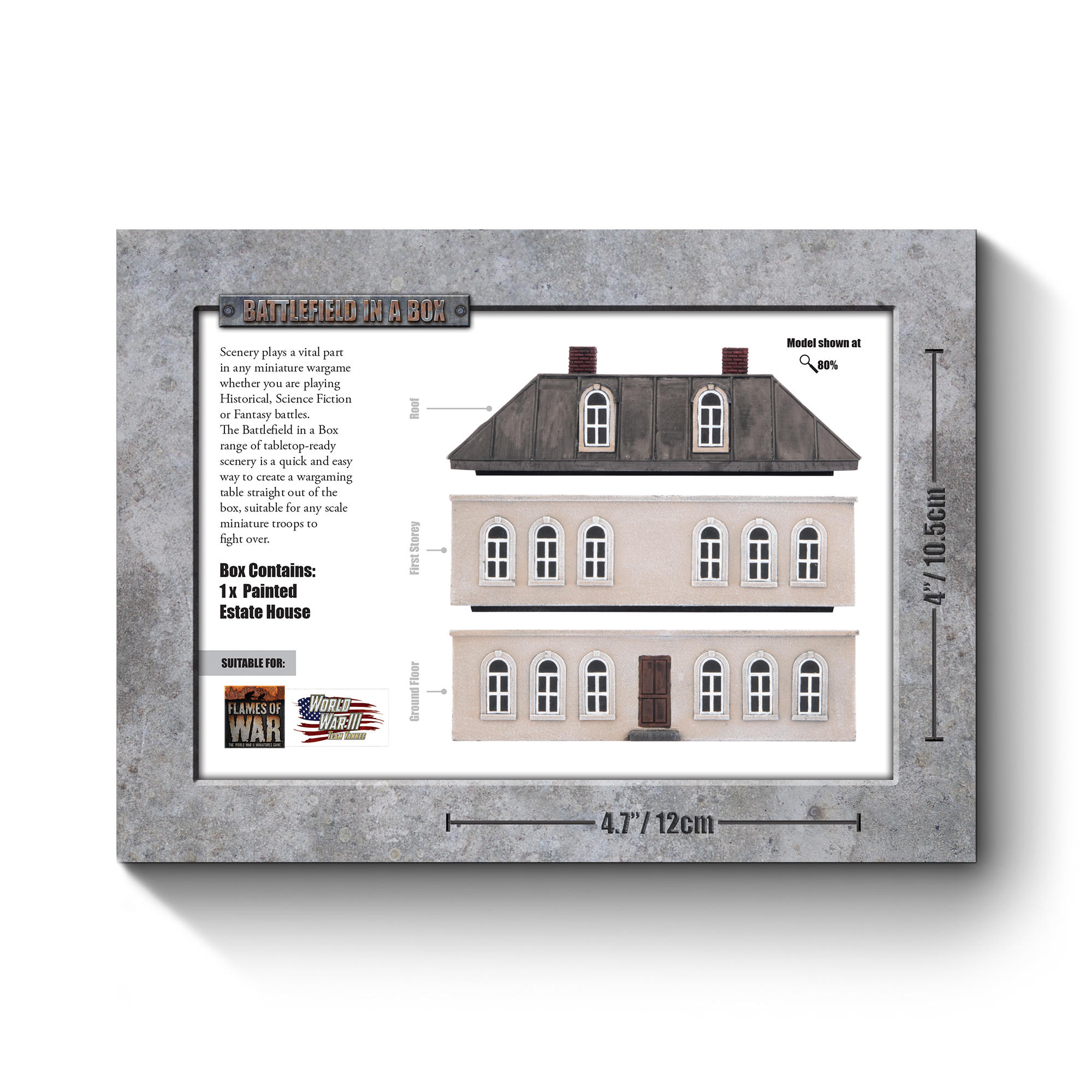 Battlefield in a Box: Estate House 15mm Battlefield in a Box: Estate House 15mm