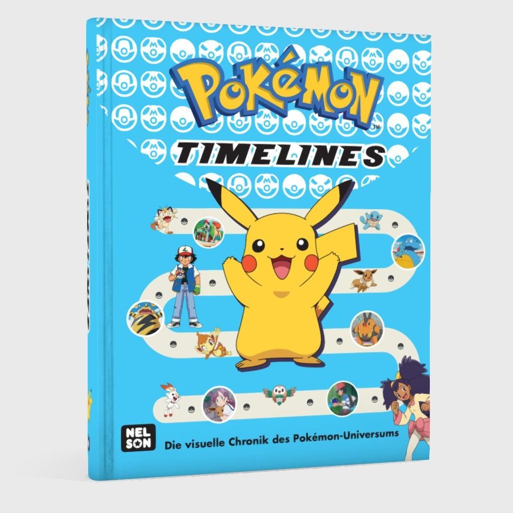 Pokémon: Timelines Pokémon, Timelines, Kinderbuch, Pikachu, Illustrierte Chronik