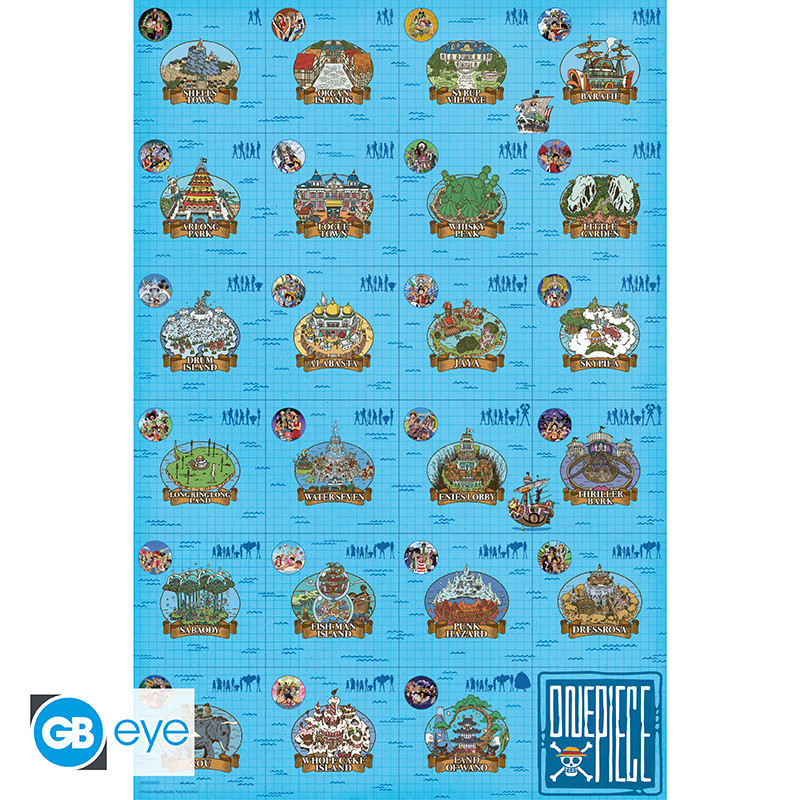 One Piece: Poster Log Itinerary 91,5x61cm One Piece: Poster Log Itinerary 91,5x61cm