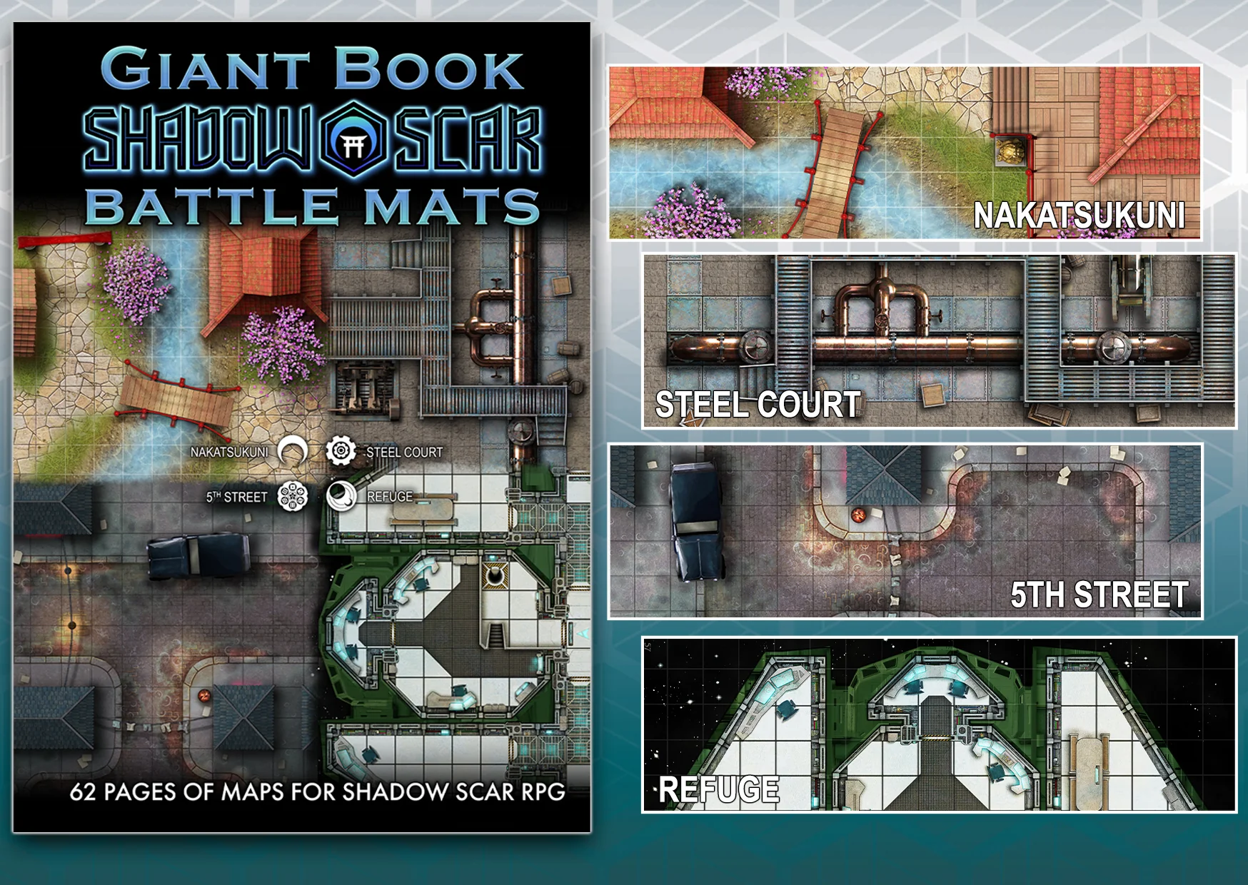 Giant Book of Shadow Scar Battle Maps