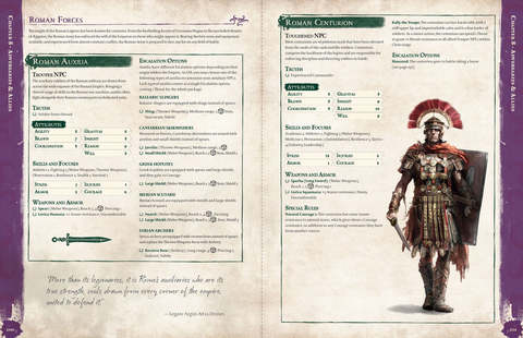 Cohors Cthulhu RPG: Gamemaster's Guide Rüstungsanzug, Römischer Soldat, Kämpfer, mittelalterliche Rüstung, vollständige Rüstung