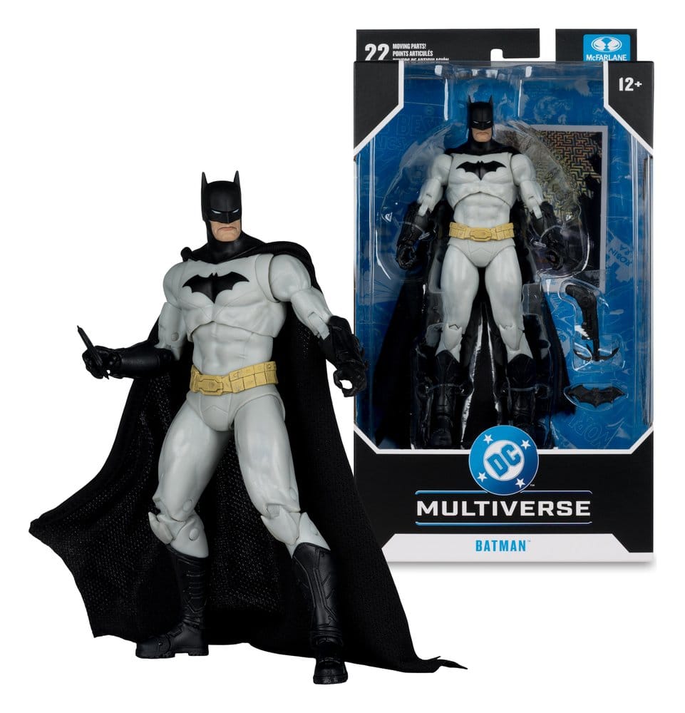 DC Multiverse AF: Batman (The New 52) 18cm Actionfigur, Batman, Figur, Cape, Multiverse