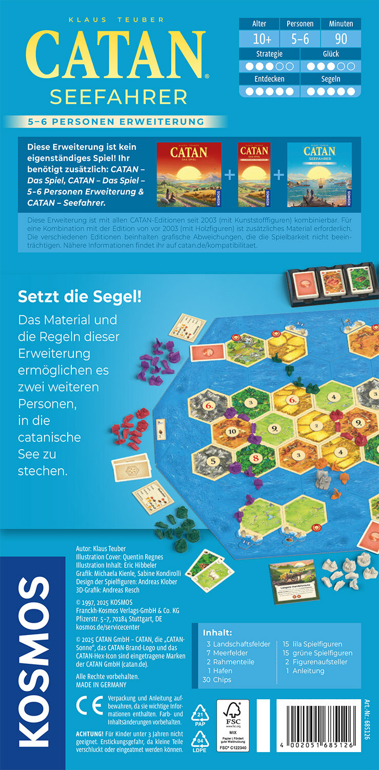 Catan: Seefahrer 5/6 2025 Catan: Seefahrer 5/6 2025