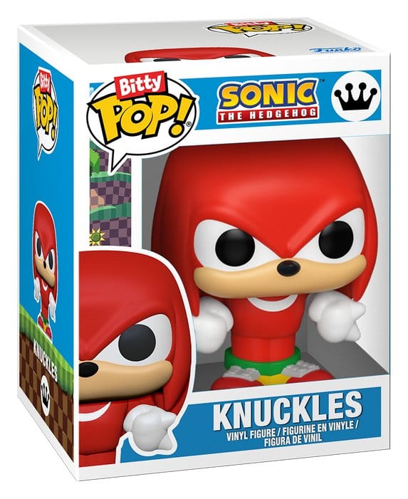 Sonic: POP Bitty 4er Set Sonic/Amy/Tails/Knuckles Vinylfigur, Knuckles, Sonic, rote Figur, Figurine