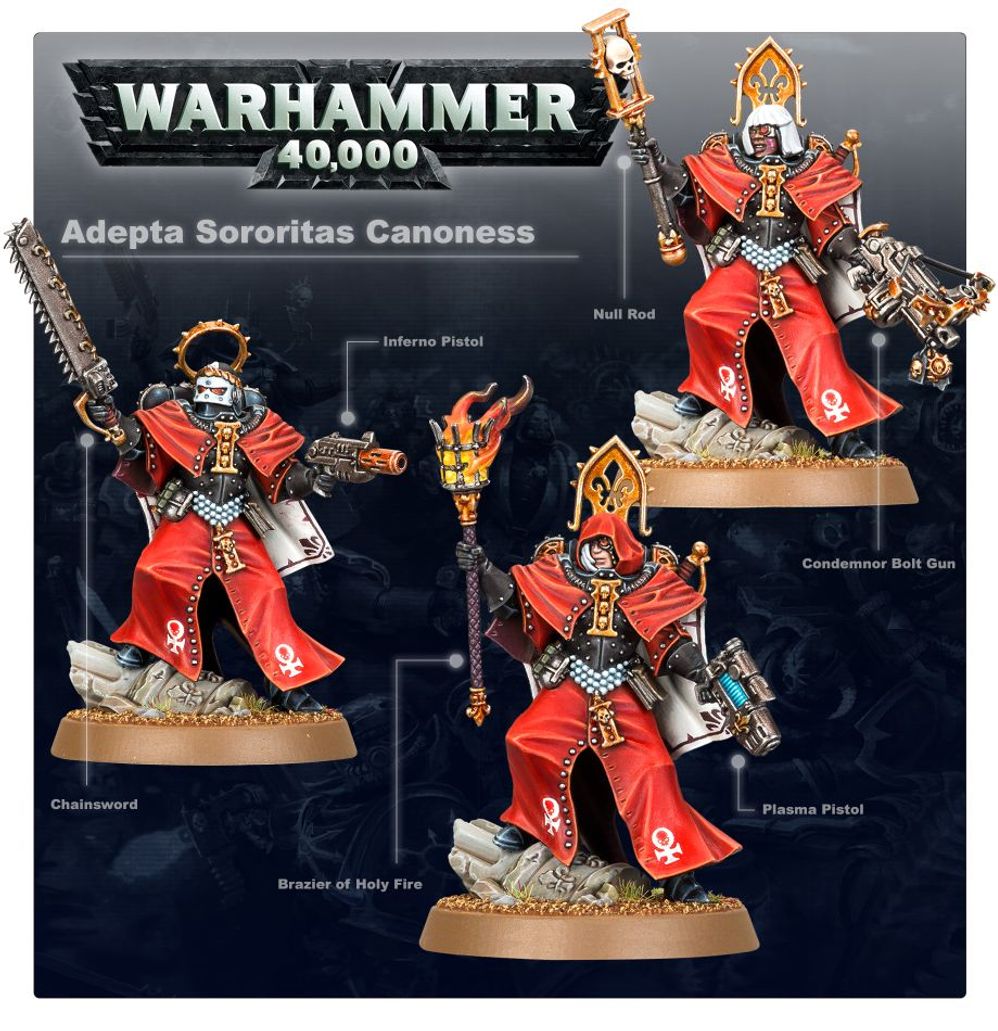 Warhammer 40K: Adepta Sororitas - Canoness Warhammer 40K: Adepta Sororitas - Canoness