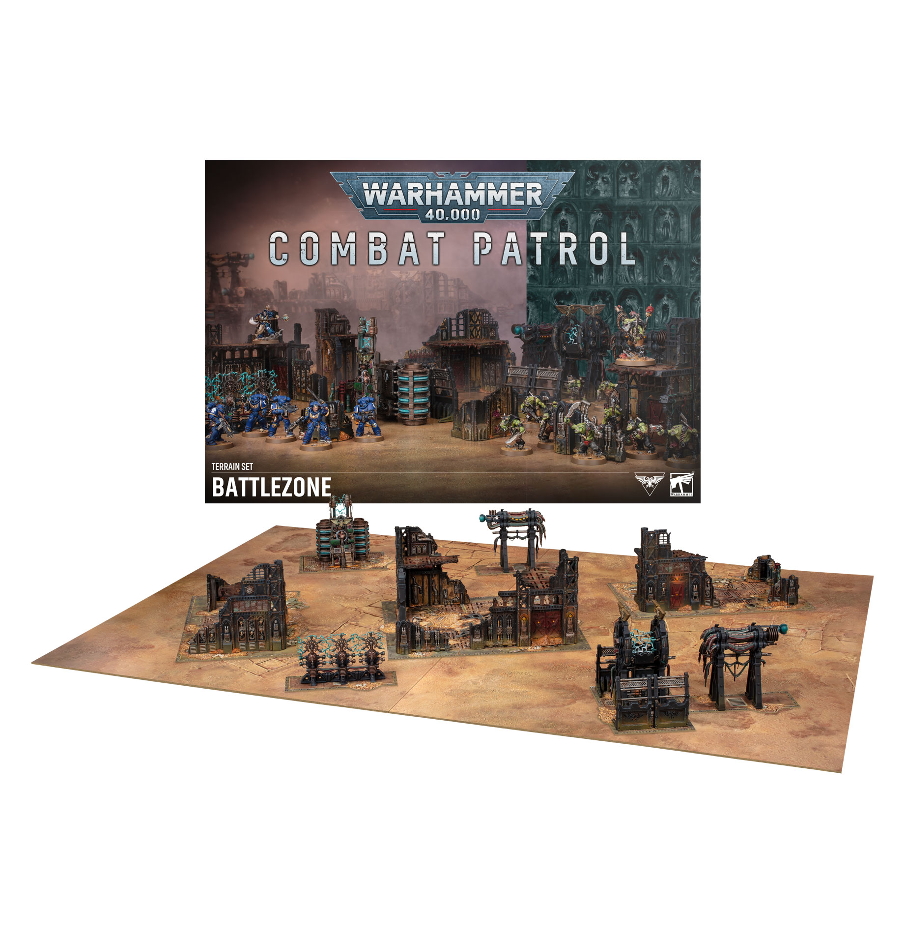 Terrain set, Battlezone, Warhammer 40,000, Combat patrol, Miniatures
