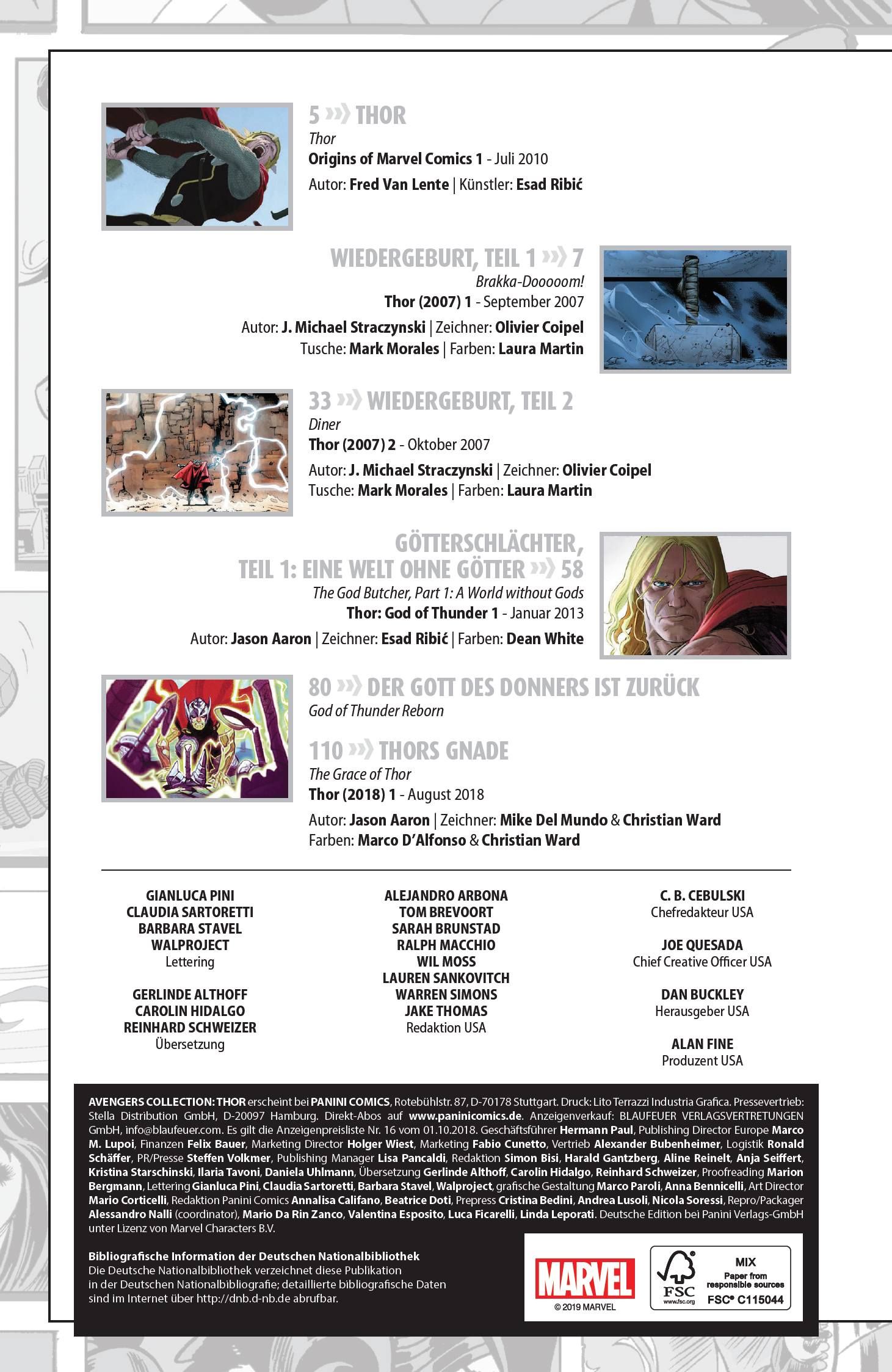 Thor, Comic, Marvel, Thor Reborn, Götter ohne