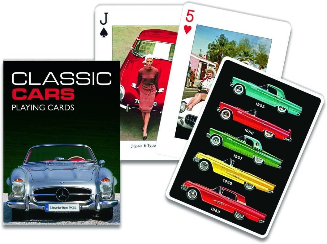 Karten, Spielkarten, Automobil, Vintage, Mercedes-Benz