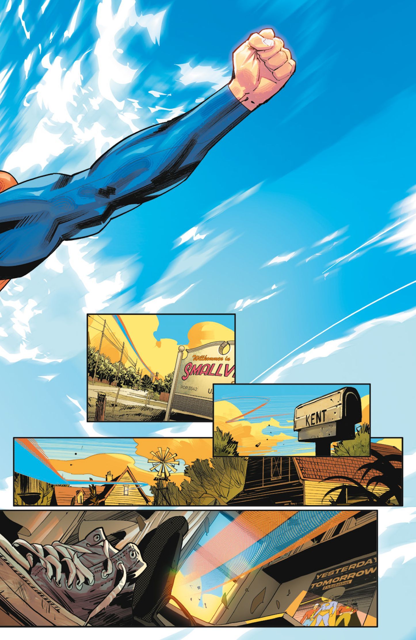 Comic, Illustration, Arm, Handballen, Farbig