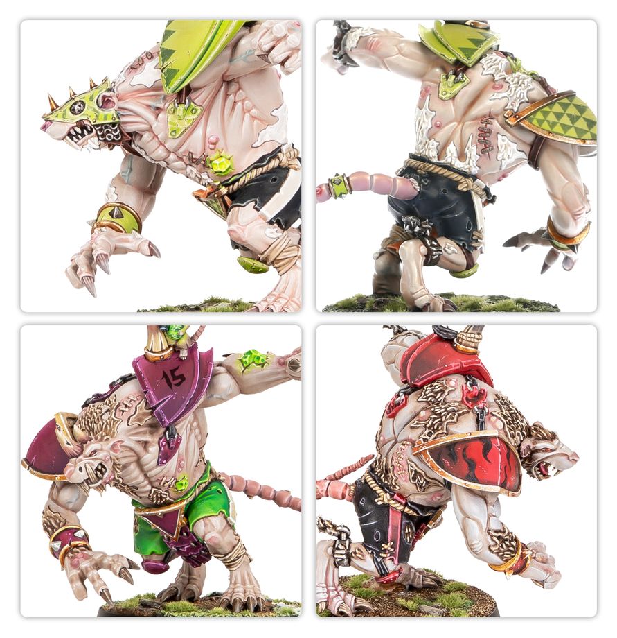 Blood Bowl: Rat Ogre werwolf, monster, drache, fantasy-figur, miniaturwesen