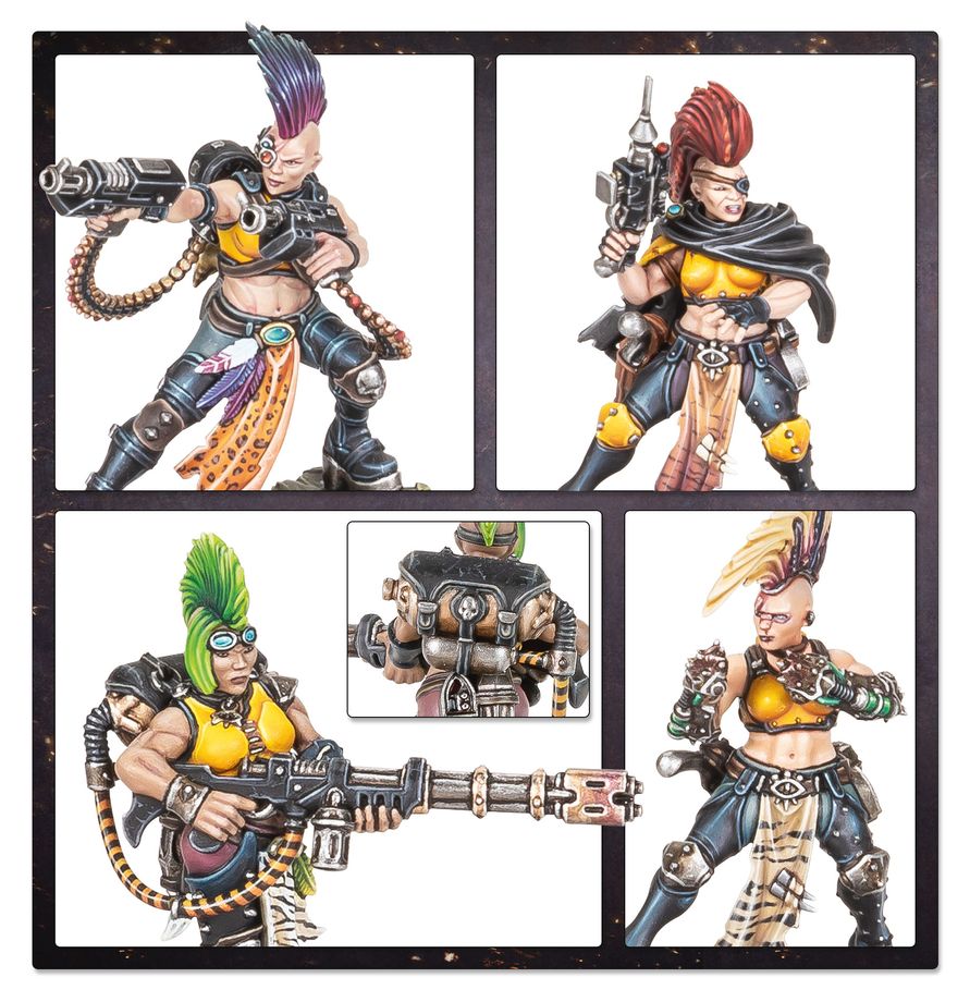 punk, spiked hair, Waffe, Rüstung, Comicstil