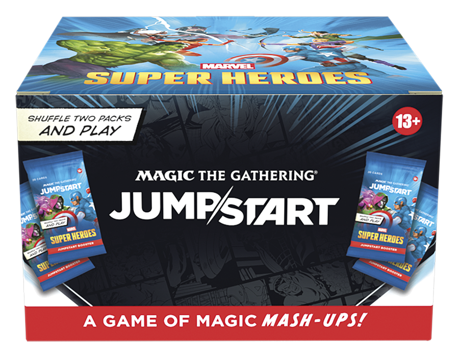 Magic CCG: Marvel Super Heroes Jumpstart Booster Display Kartenspiel, Brettspiel, Marvel, JUMP/START, Superhelden