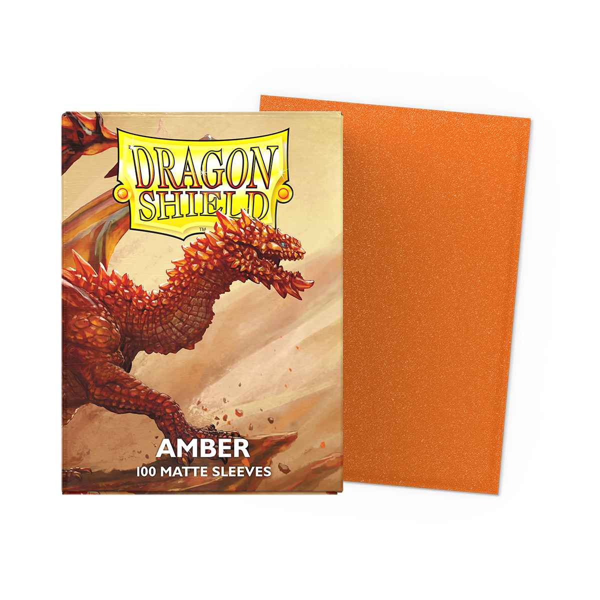 Dragon Shield - Matte Amber (100)