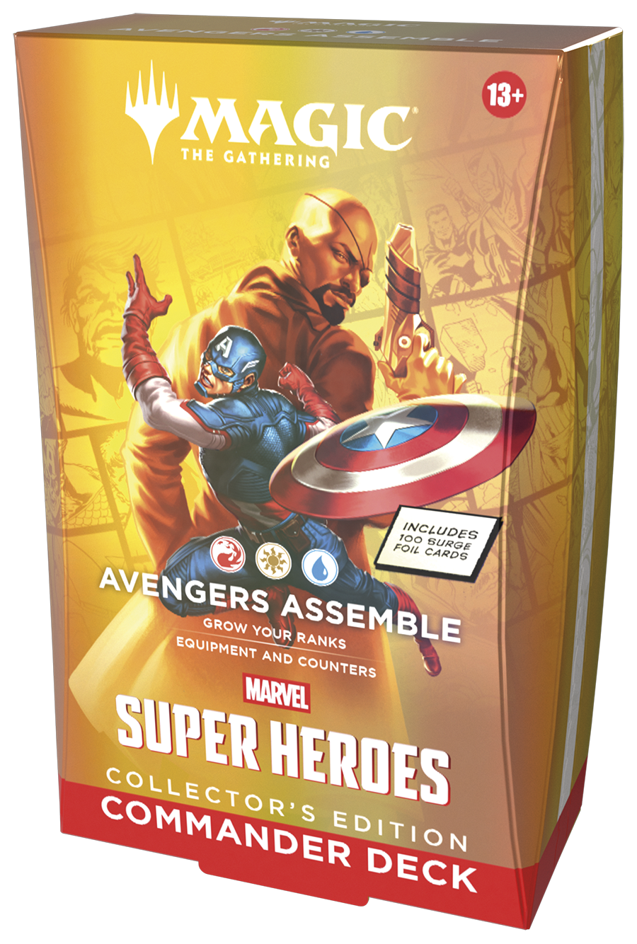 Collectible deck, Commander deck, Marvel, Super Heroes, Avengers assemble