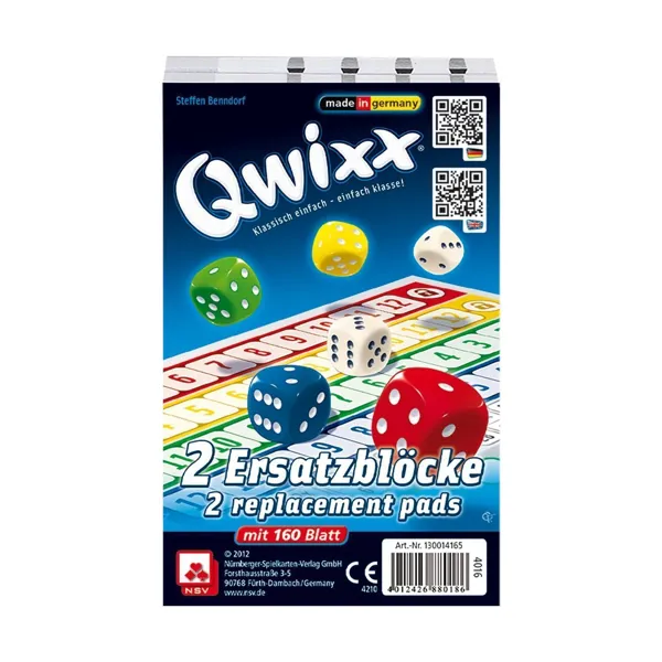 Qwixx Zusatzblöcke 2er Pack