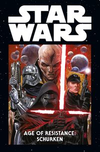 Star Wars Marvel Comic Kollektion Bd.74: Age of Resistance: Schurken Star Wars, Alter Widerstand, Schurken, Poster, Sith, Darth Vader, Lichtschwert, Dunkelrot, Weltraum