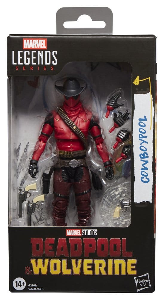 Marvel Legends AF: Cowboypool (Deadpool & Wolverine) 15cm Superhero figure, Deadpool, Wolverine, Marvel Legends, Action figure